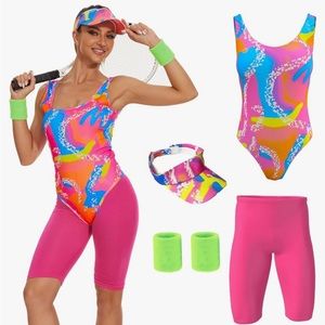 Roller Blading Barbie Costume